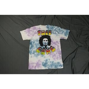 New Stussy Men T Shirt Medium Multicolor Bob Marley Tuff Gong Records Tie Dye